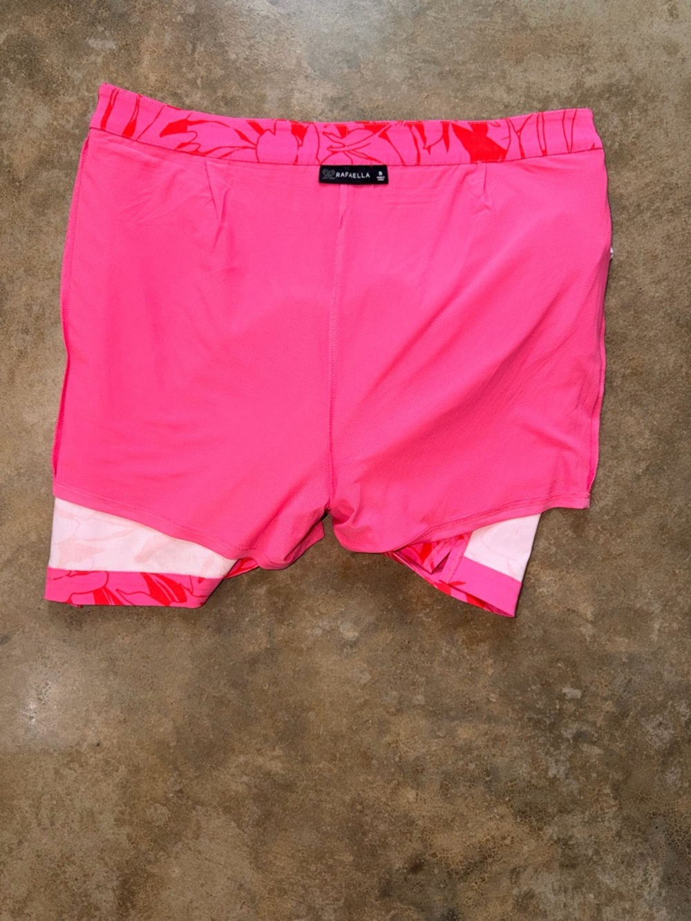 NWT - Rafaella Hot Pink with Red Tropical Skort - Size XL - Picture 8 of 10
